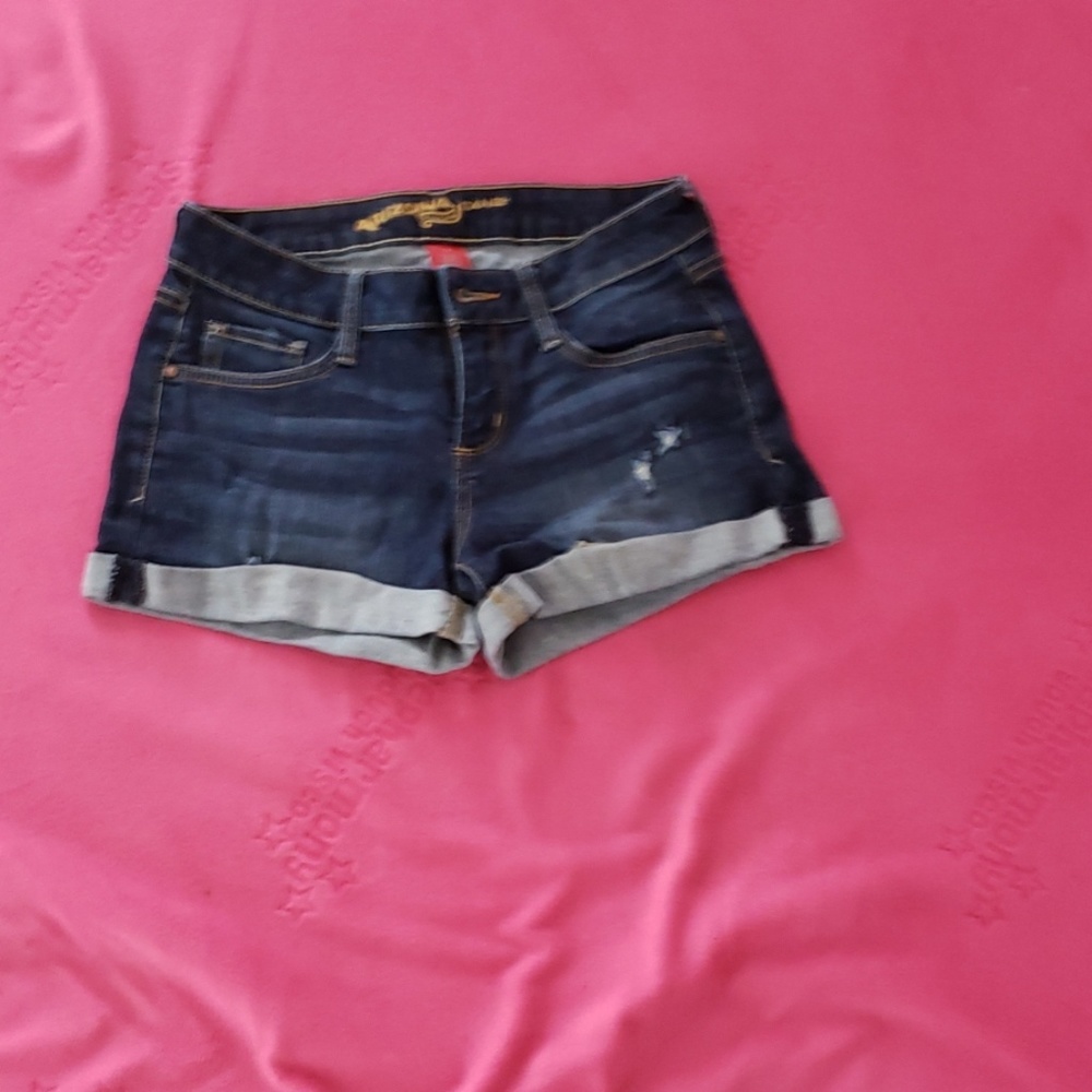 Dark Blue Jean Shorts